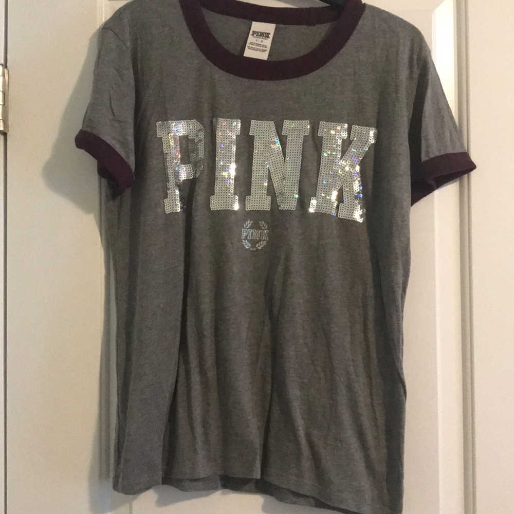 Pink dazzle shirt sleeve shirt!